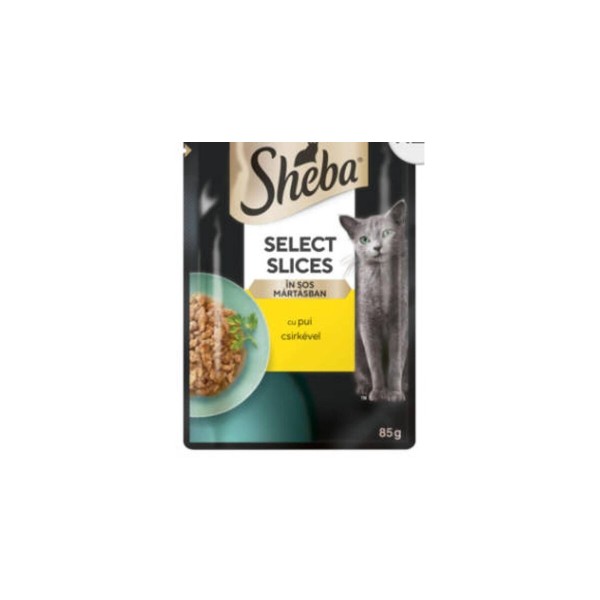 Sheba Hrana Umeda Pisici Pui In Sos Plic 85g 28/bax