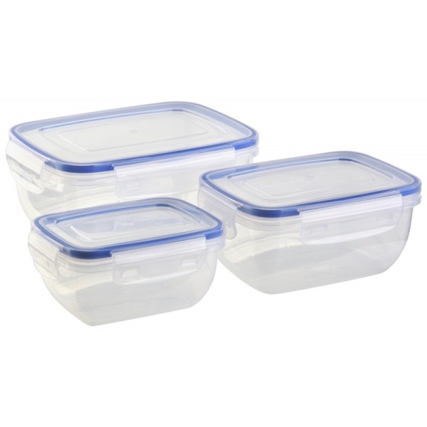 Agora Cutie Alimente Drept. Frigo Fresh 0.4l-0.9l-1.4l 3buc/set (k319)