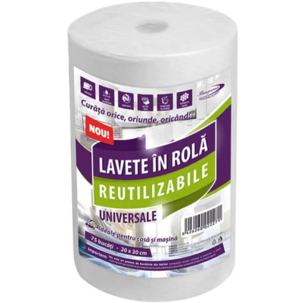 Sonic Lavete Universale Embosate In Rola 20x30cm 12/bax