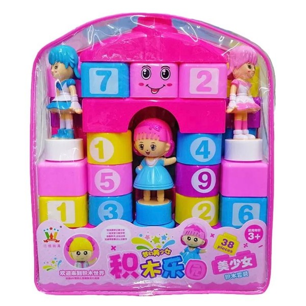 Lve Set Cuburi De Construit 39pcs 3+ 64-7 36set/bax