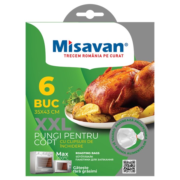 Misavan Pungi Friptura 35*43cm Xxl 6buc/set 30set/bax