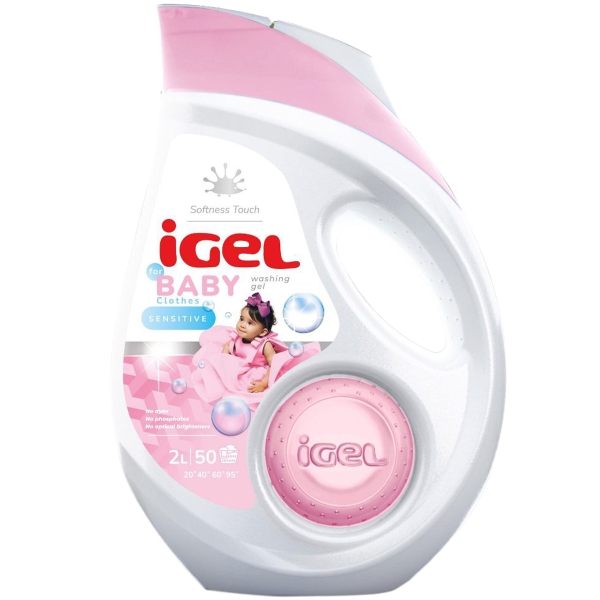 Igel Detergent Lichid Baby 2l 50spalari 4buc/bax