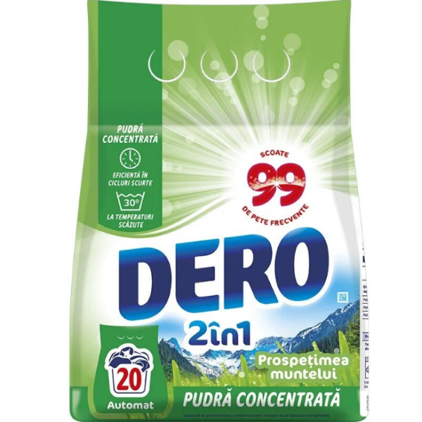 Dero Detergent Automat Concentrant Prospetimea Muntelui 1.5kg 8/bax