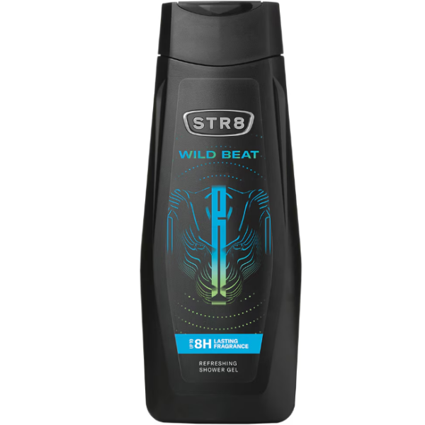 Str8 Gel Dus Men Wild Beat 400ml 6/bax