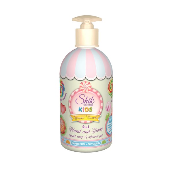 Tm Shik Kids Sapun 2&1 Lichid&gel De Dus Dulciuri Vesele 3+ 500ml 15/bax