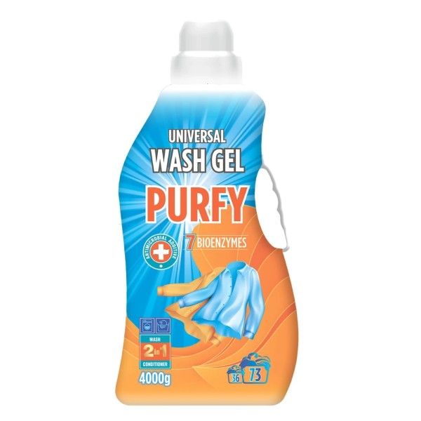 Tm Purfy Detergent Lichid  Universal  4000ml 4/bax