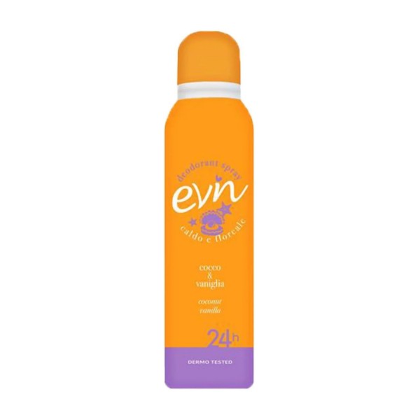 Evin Young Deodorant Spray Cocos&vanilie 24h 150ml 12/bax