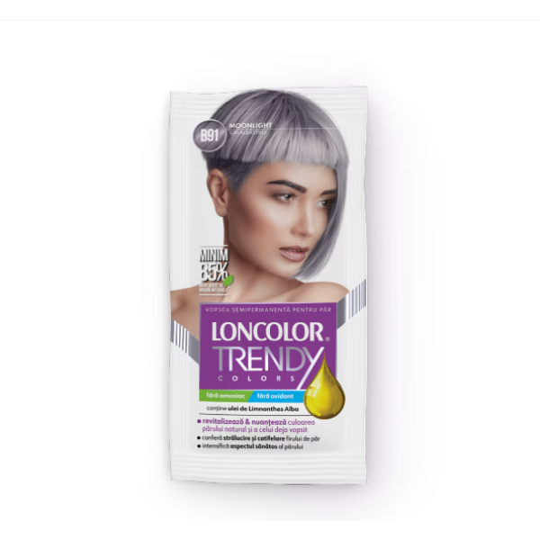 Loncolor Trendy Nuantator Par B91 Gri Albastrui 2x25ml 10/bax