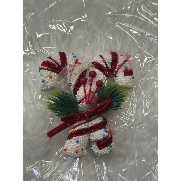Lve Decoratiune Brad Bastonas 18cm 112-1 480/bax
