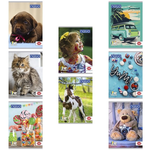 Rb Nebo Caiet A5 48file D 10buc/set (16582)