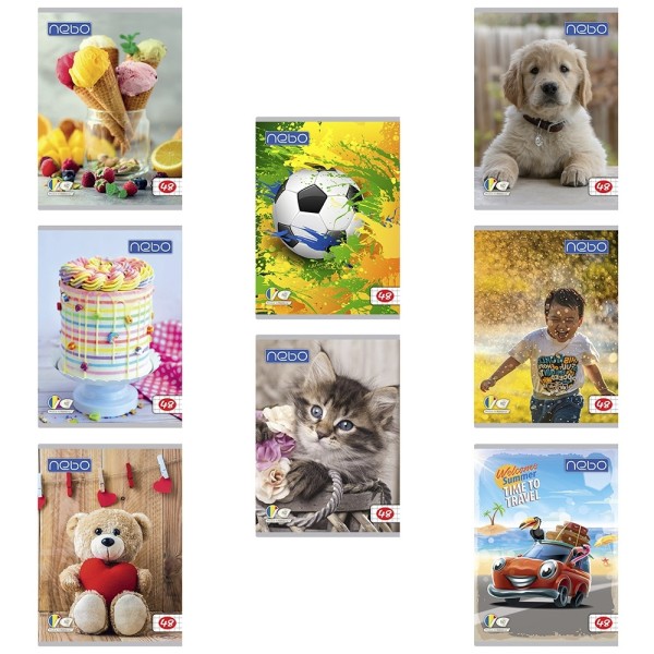 Rb Nebo Caiet A5 48file M 10buc/set (16581)