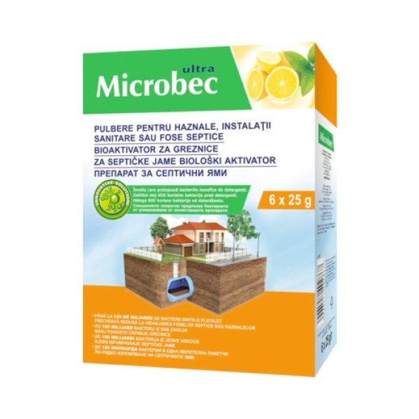 Bros Microbec Pulbere Hazna 6*25g 12/bax