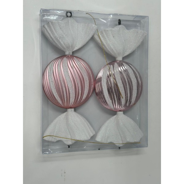 Lve Globuri Craciun Forma Bomboana 1-80 22cm 2buc/set 120/bax