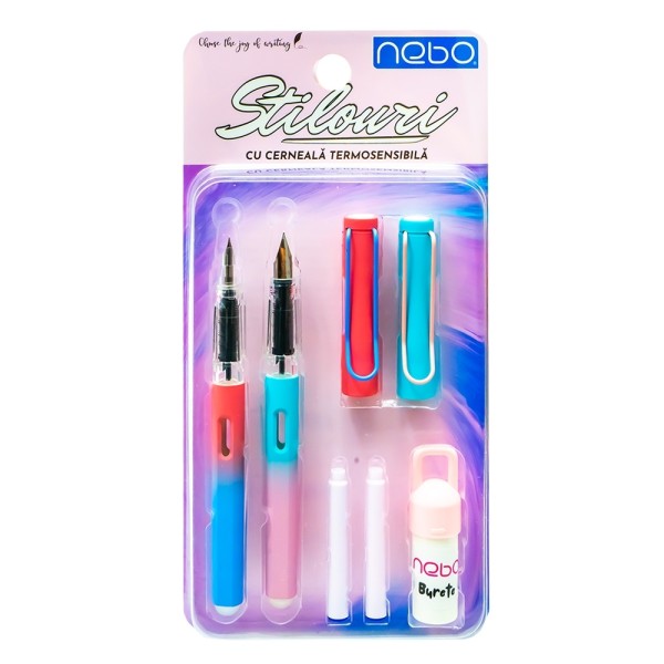 Rb Nebo Stilouri Cu Cerneala Termosensibila +2rezerve Blister (gb-16813)