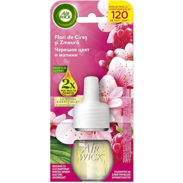 Air Wick Odorizant Electric Rezerva Flori De Cires&zmeura 19ml 6/bax