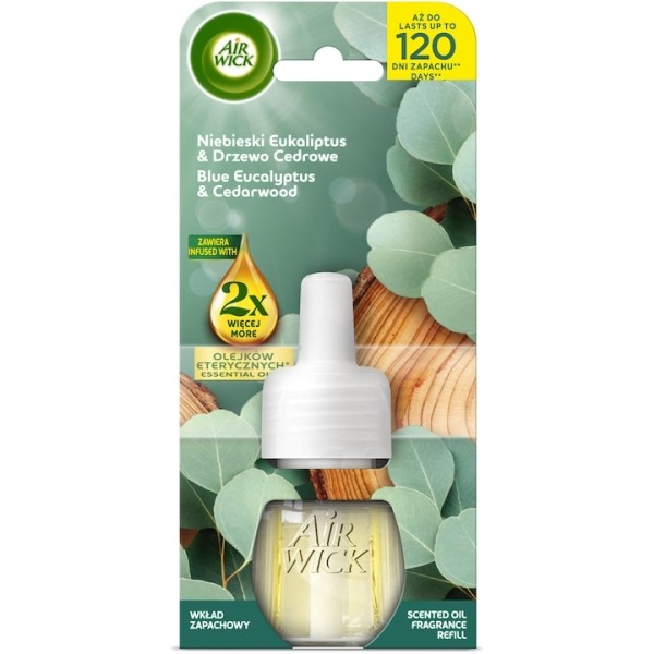 Air Wick Odorizant Electric Rezerva Eucalipt&lemn De Cedru 19ml 6/bax