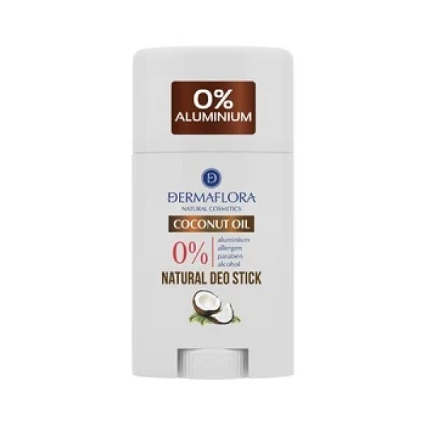 Dermaflora Stick Natural Coconut Oil 50ml 6/bax