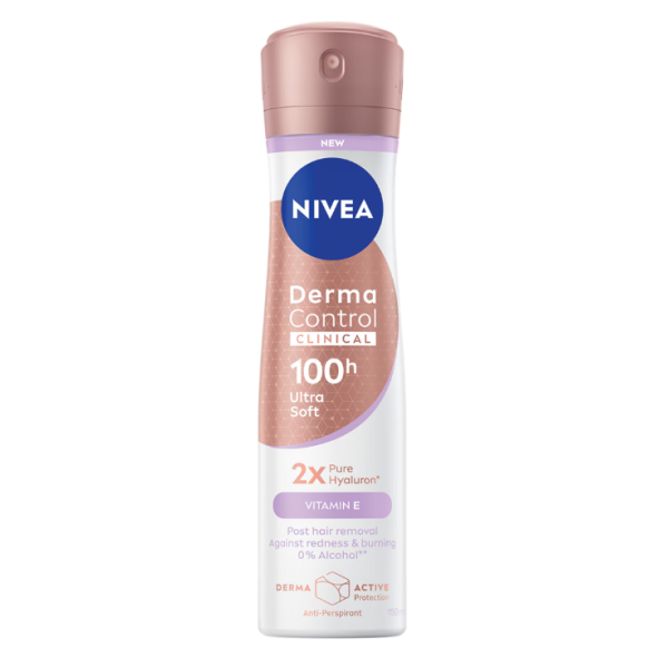 Nivea Deo Women Derma Control Clinical Ultra Soft 150ml 6/set 30buc/bax
