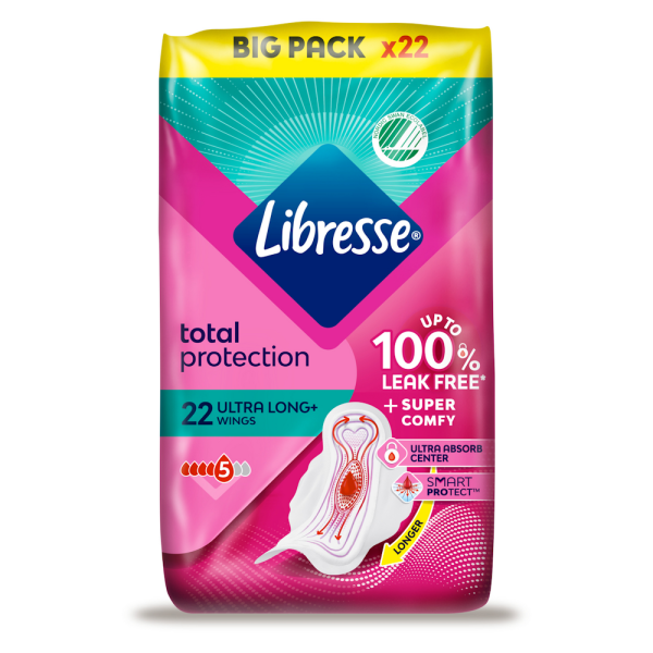 Libresse Absorbante Ultra Long+ 22buc 8/bax