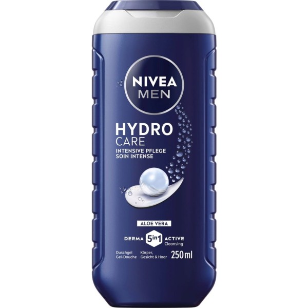 Nivea Gel Dus Men Hydro Care Aloe Vera 500ml 6buc/set 12/bax