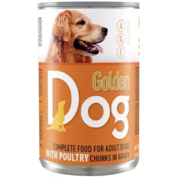 Golden Dog Hrana Caini Pui Conserva 415gr 24/bax