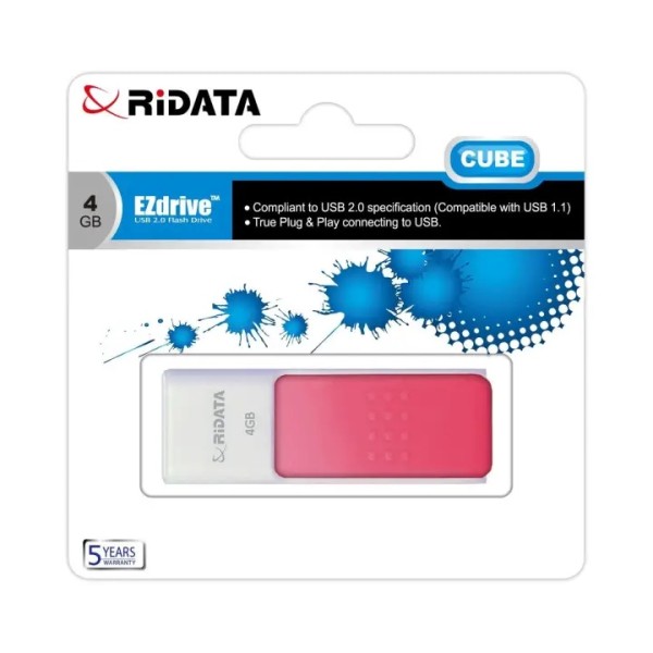 Cst Ridata Stick Usb 4gb Id50 Dif Culori 26/bax Include Taxa Verde