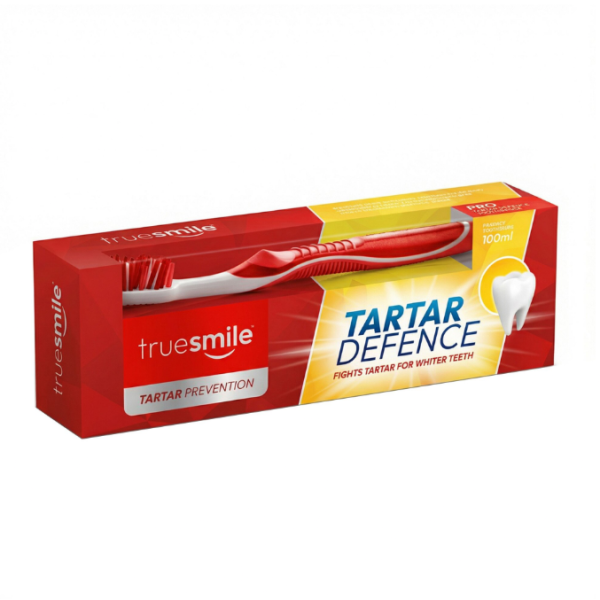 Truesmile Pasta Dinti Tartar Defence+periuta 100ml 12buc/bax