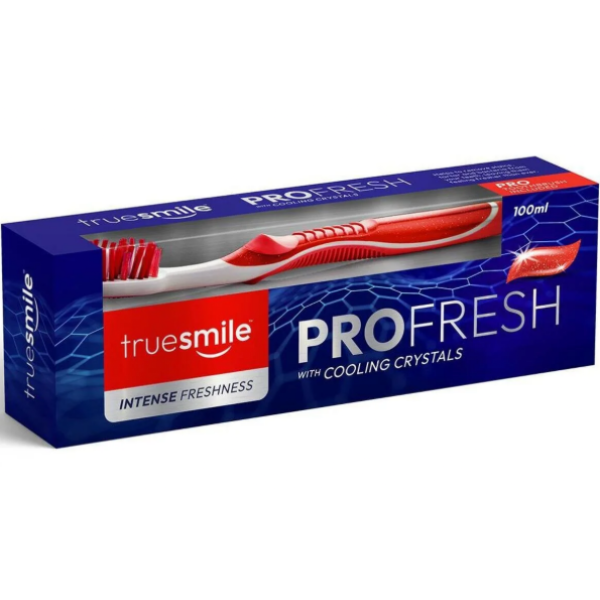 Truesmile Pasta Dinti Pro Fresh Cooling Crystals+periuta 100ml 12buc/bax