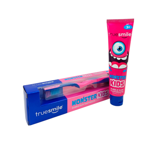 Truesmile Pasta Dinti Kids Bubble Gum+periuta 3+ 75ml 12buc/bax