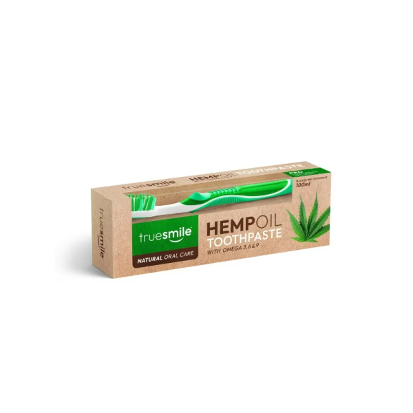 Truesmile Pasta Dinti Hempoil Omega3 Fara Fluor+periuta 100ml 12buc/bax
