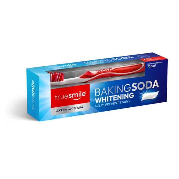 Truesmile Pasta Dinti Baking Soda Whitening +periuta 100ml 12buc/bax