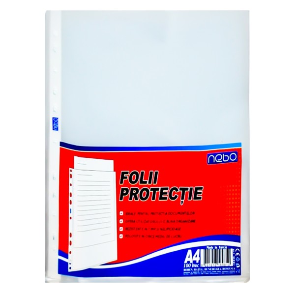 Rb Nebo Folie Protectie A4 100buc/set