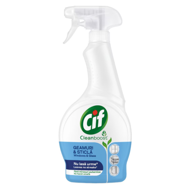 Cif Solutie Geam Spray Cleanboost 500ml 12/bax