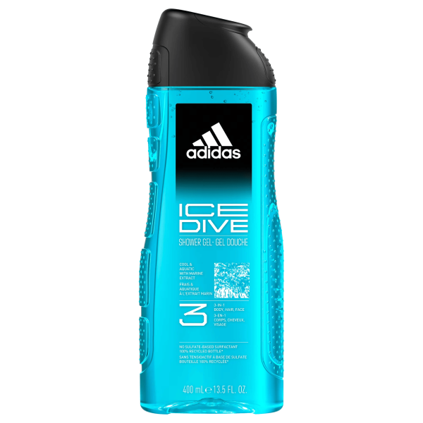 Adidas Gel Dus Men Ice Dive 400ml 6buc/set 12/bax
