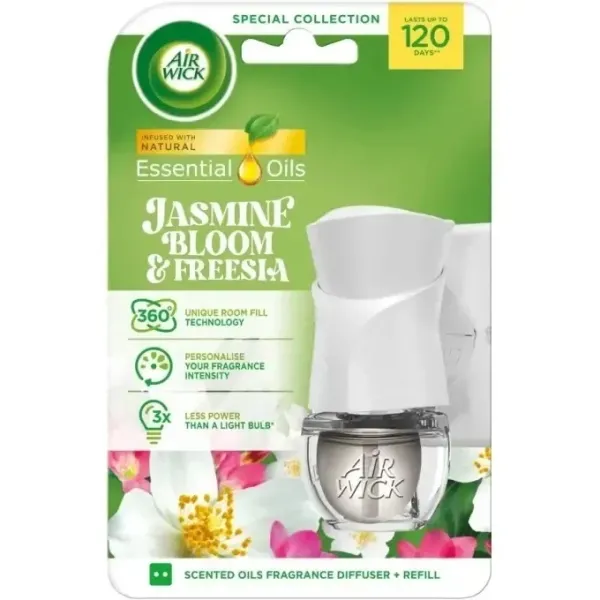 Air Wick Odorizant Electric Aparat+rezerva Jasmine Bloom&freesia 19ml 6/bax