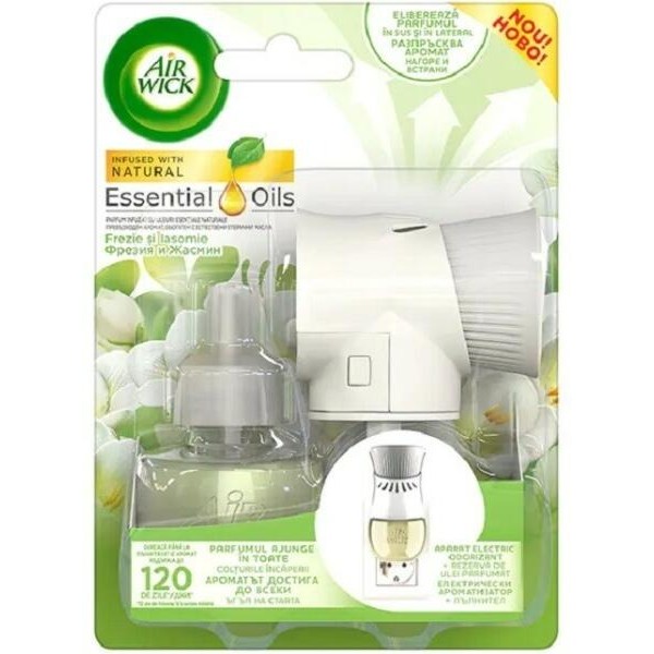 Air Wick Odorizant Electric Aparat+rezerva Flori Albe 19ml 6/bax