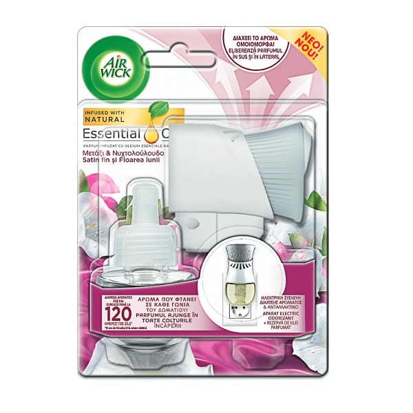 Air Wick Odorizant Electric Aparat+rezerva Satin Fin 19ml 6/bax
