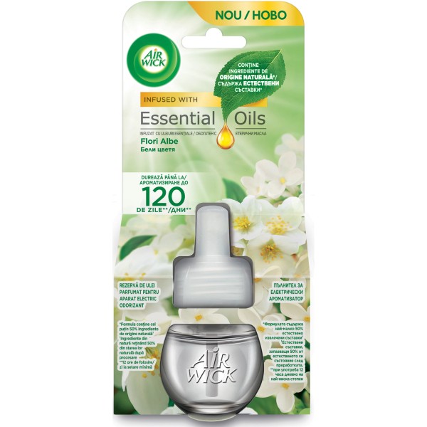 Air Wick Odorizant Electric Rezerva Flori Albe 19ml 6/bax
