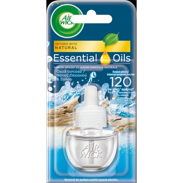Air Wick Odorizant Electric Rezerva Oaza Turcoaz 19ml 6/bax