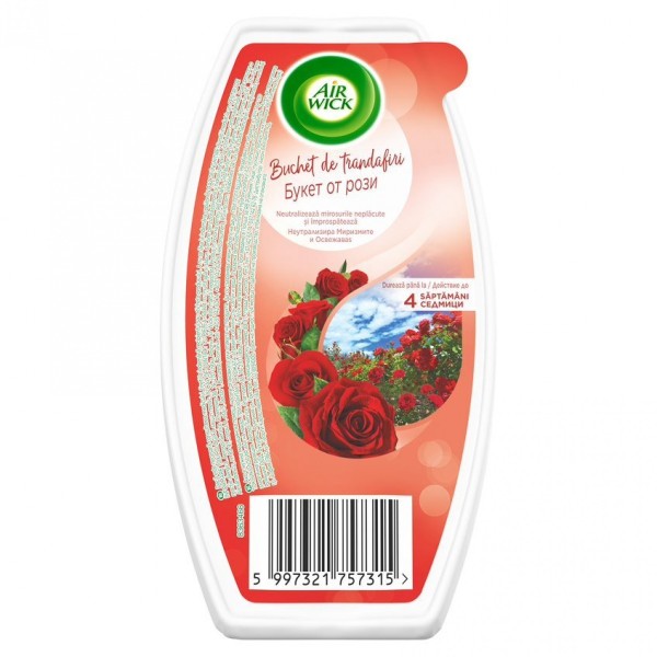Air Wick Odorizant Gel Buchet De Trandafiri 150g 12buc/bax