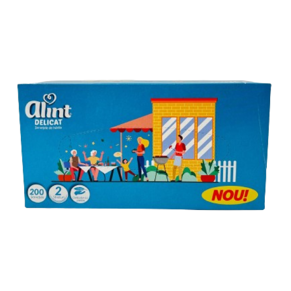 Alint Delicat Servetele Cutie 2str 200buc 42/bax