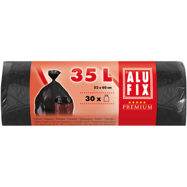 Alufix Aluflexy Saci Menaj 35l 15buc/rola 12/bax