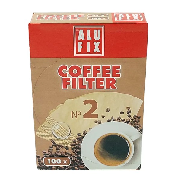 Alufix Filtre Cafea Nr.2 100buc 18/bax