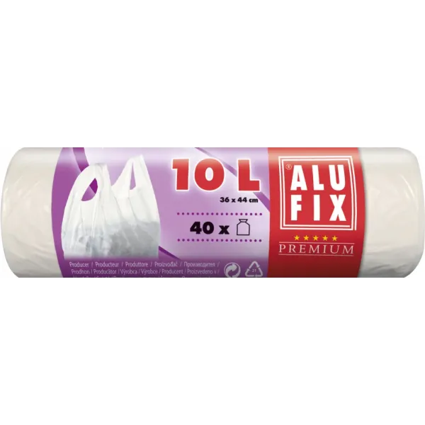 Alufix Premium Saci Menaj 10l 40buc/rola 24/bax