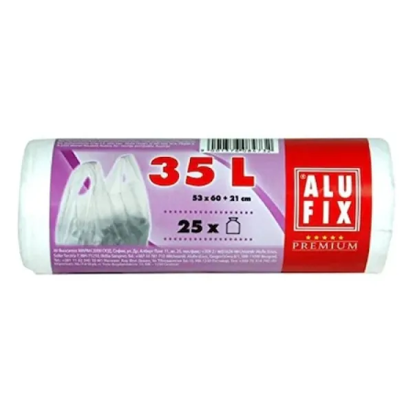 Alufix Premium Saci Menaj 35l 25buc/rola 26/bax