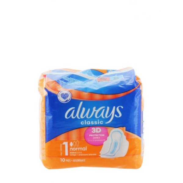 Always Absorbante Classic Normal 10buc/set 16/bax Always Absorbante Classic Normal 10buc/set 16/bax