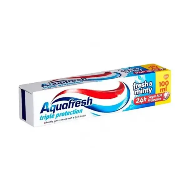 Aquafresh Pasta Dinti Fresh&minty 100ml 12/bax Aquafresh Pasta Dinti Fresh&minty 100ml 12/bax