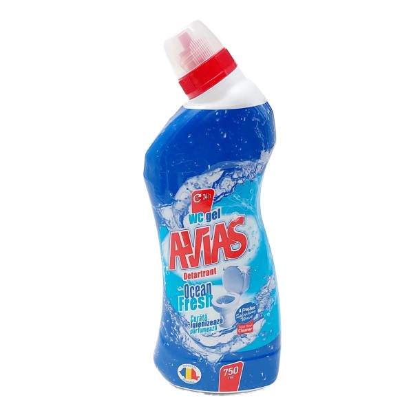 Avias Detartrant Gel Wc Ocean 750ml 12/bax