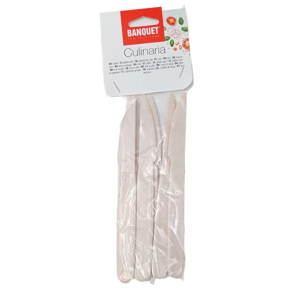 Banquet Culinaria Cutite Plastic 6buc/set Dif Culori 10set/bax