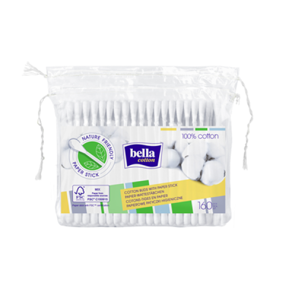 Bella Betisoare Urechi Cotton 160buc Pachet 36/bax